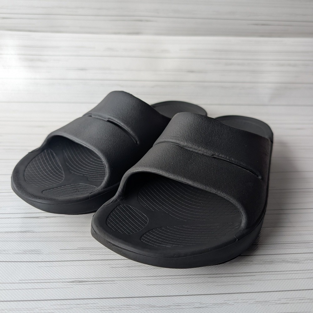 Oofos OOriginal Recovery Slides Unisex Mens 11 Womens 13 Black Comfort Sandals